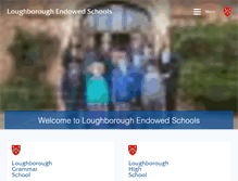 Tablet Screenshot of endowedschools.org